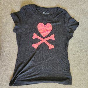 Gray tokidoki with pink logo shirt